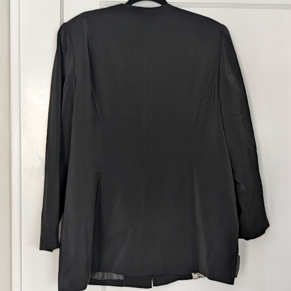 Proverbs Size 18 Statement Blazer W Gingham Scarf… - image 5